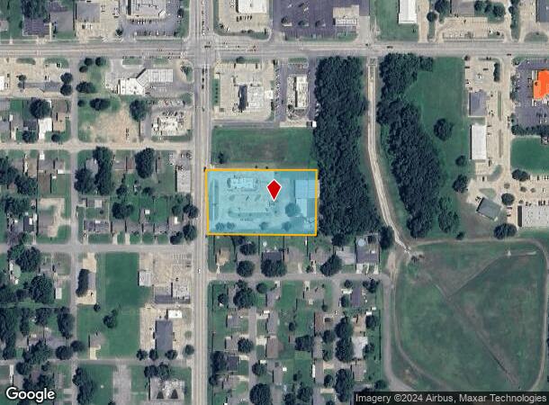  100 N York St, Muskogee, OK Parcel Map