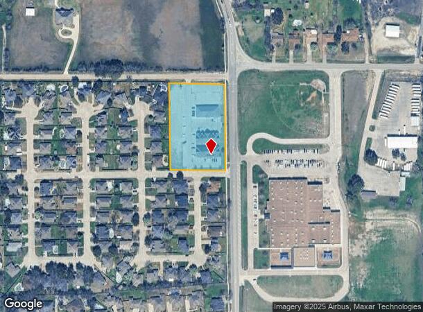 107 Larson Ln, Aledo, TX Parcel Map