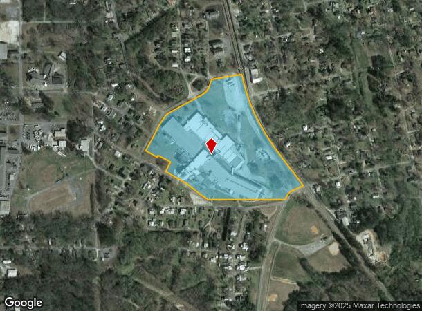  520 Comer St, Alexander City, AL Parcel Map