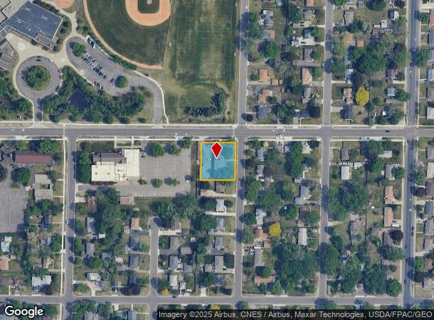  5843 Fremont Ave N, Minneapolis, MN Parcel Map