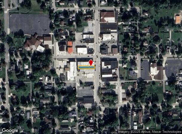  105 S Elkhart St, Wakarusa, IN Parcel Map