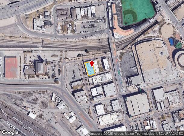  522 San Francisco Ave, El Paso, TX Parcel Map