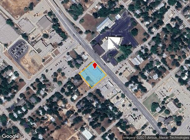  1101 Austin Ave, Brownwood, TX Parcel Map