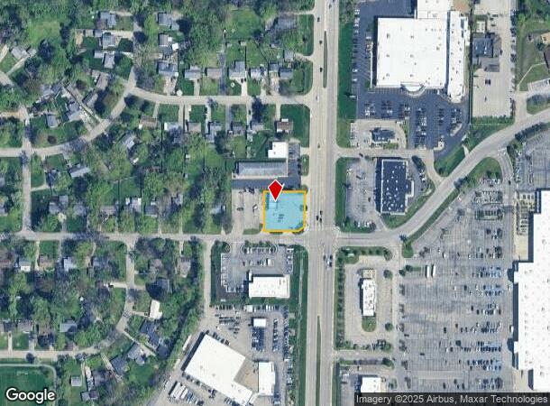  7310 N Keystone Ave, Indianapolis, IN Parcel Map