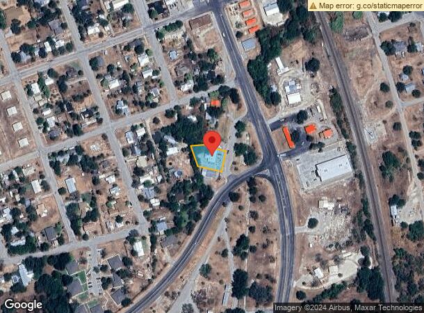  707 N Commercial St, Goldthwaite, TX Parcel Map