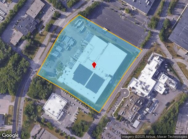  305 Myles Standish Blvd, Taunton, MA Parcel Map