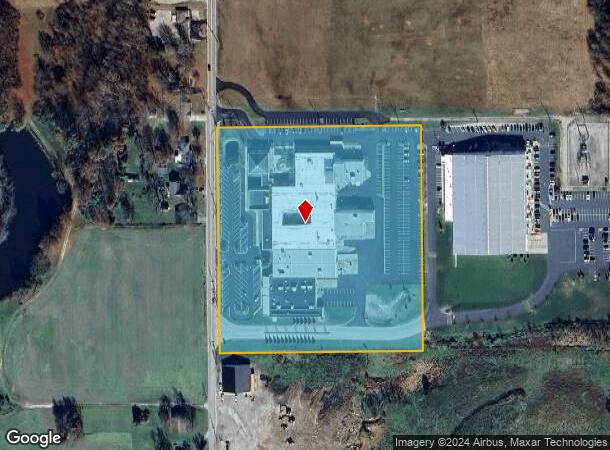  821 S Lake Rd S, Scottsburg, IN Parcel Map