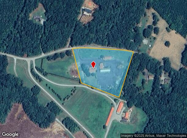 4216 Worsham Rd, Powhatan, VA Parcel Map