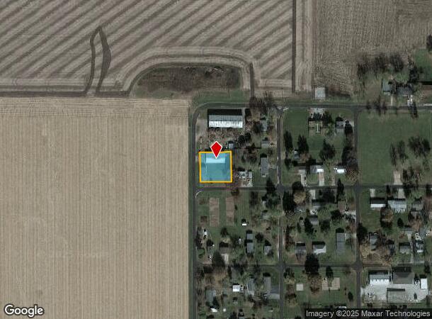  907 N Hemlock St, Le Roy, IL Parcel Map
