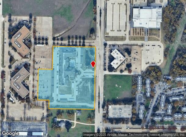  1717 Alma Dr, Plano, TX Parcel Map