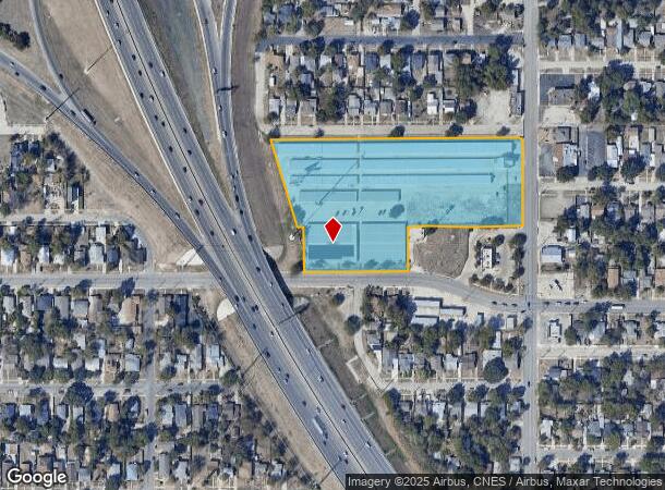  2505 S Hackberry St, San Antonio, TX Parcel Map