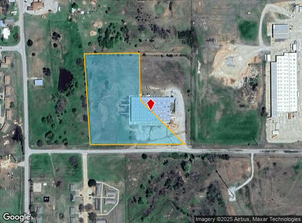 1000 E G Ave, Waurika, OK Parcel Map