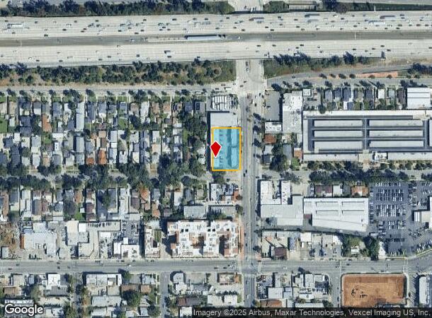 295 N Allen Ave, Pasadena, CA Parcel Map