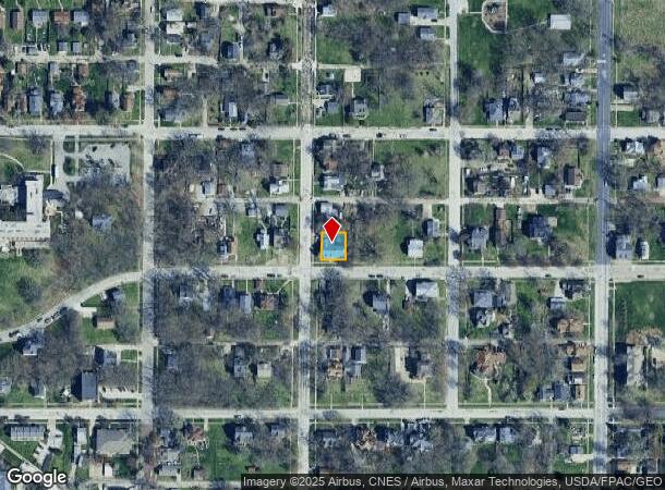  832 W 8Th St, Davenport, IA Parcel Map