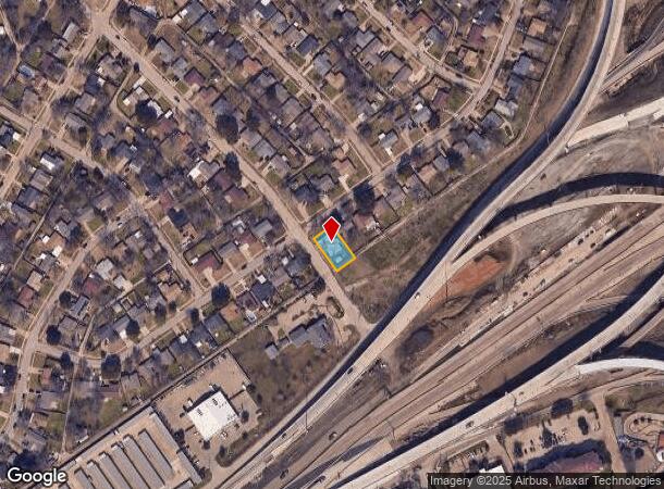  2642 Rosewood Dr, Mesquite, TX Parcel Map