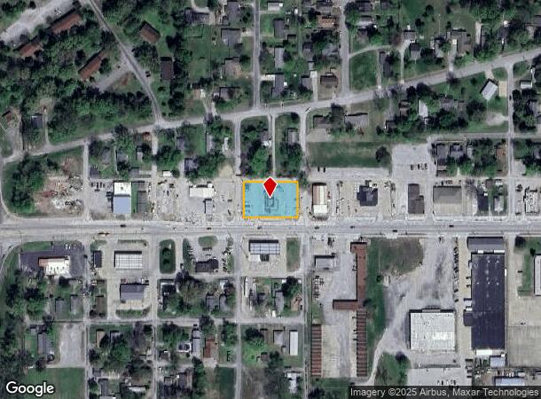  1105 W Main St, West Frankfort, IL Parcel Map