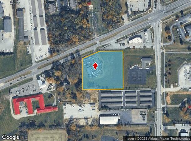  5885 E Us Highway 40, Plainfield, IN Parcel Map
