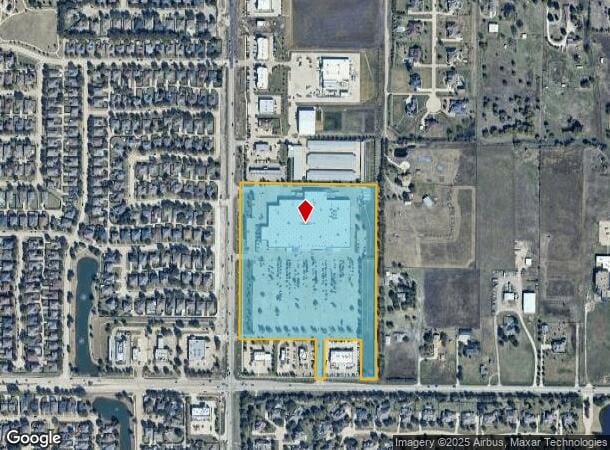 2662 W Lucas Rd, Allen, TX Parcel Map