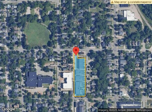  221 Trowbridge St Ne, Grand Rapids, MI Parcel Map