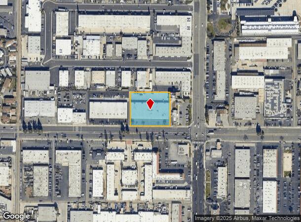  1401 E Edinger Ave, Santa Ana, CA Parcel Map