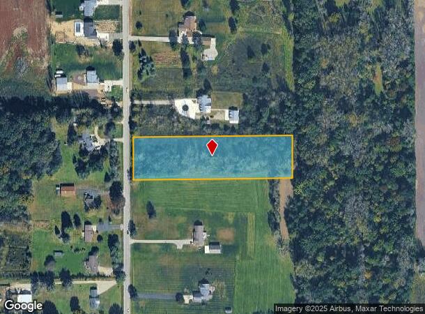 12386 N Elms Rd, Clio, MI Parcel Map