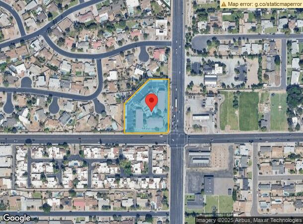  830 N Alma School Rd, Mesa, AZ Parcel Map