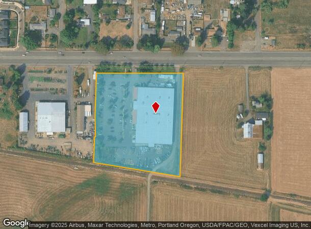 3865 Baseline St, Cornelius, OR Parcel Map