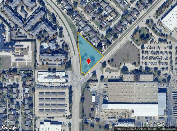  2105 Crist Rd, Garland, TX Parcel Map