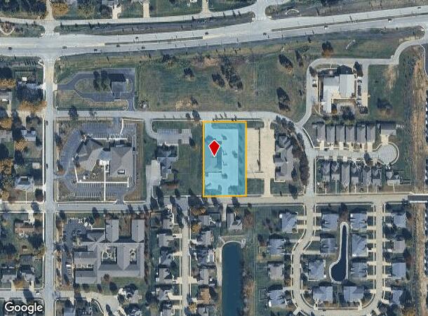 1771 Thornburg Ln, Franklin, IN Parcel Map