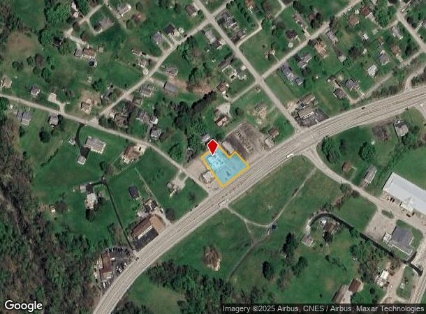1404 Memorial Blvd, Connellsville, PA Parcel Map