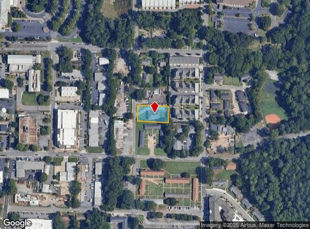  800 Forrest St, Roswell, GA Parcel Map