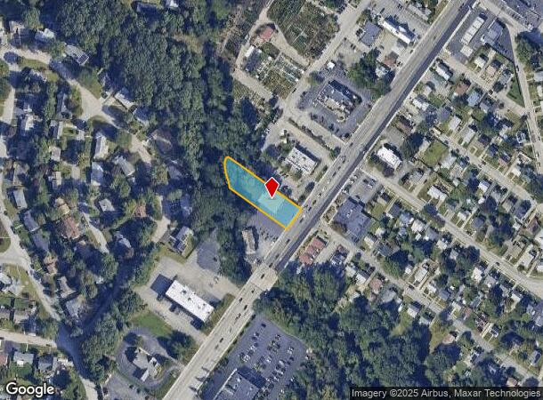  1107 Reservoir Ave, Cranston, RI Parcel Map