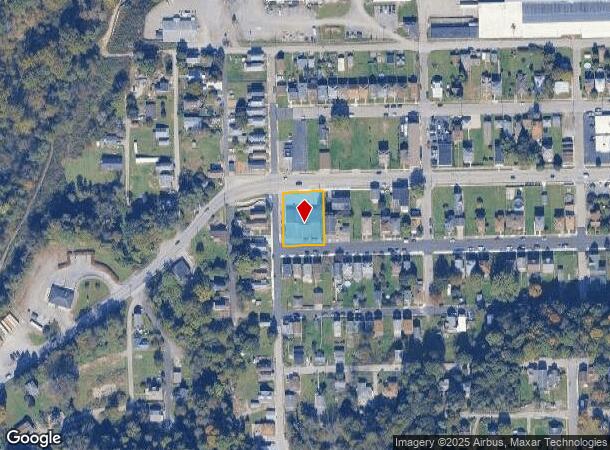 1221 Lawrence Ave, Ellwood City, PA Parcel Map
