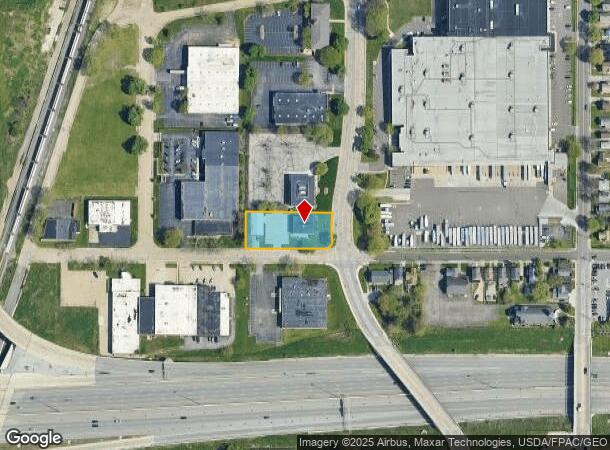  155 E Voris St, Akron, OH Parcel Map