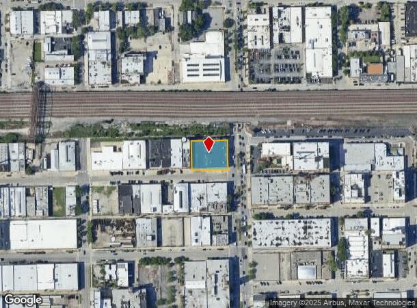  348 N Ashland Ave, Chicago, IL Parcel Map