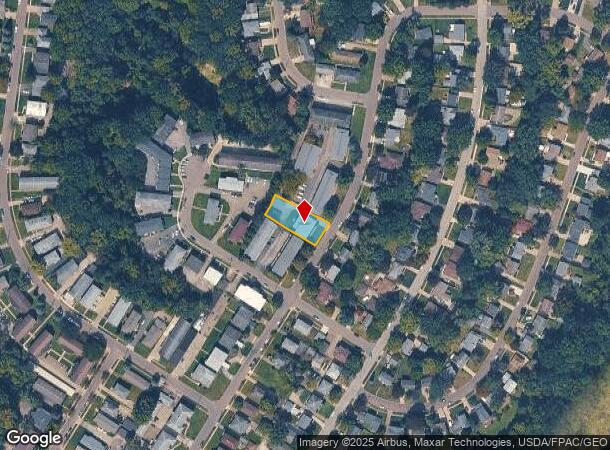  598 Treeside Dr, Akron, OH Parcel Map