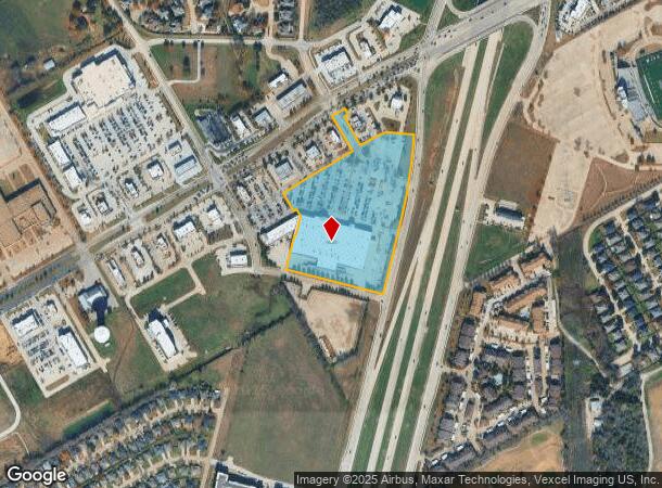  3300 E Broad St, Mansfield, TX Parcel Map