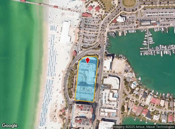  100 Coronado Dr, Clearwater Beach, FL Parcel Map