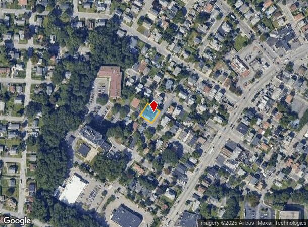 155 Franklin Ave, Cranston, RI Parcel Map