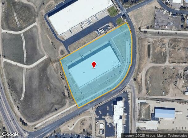 2640 Zeppelin Rd, Colorado Springs, CO Parcel Map