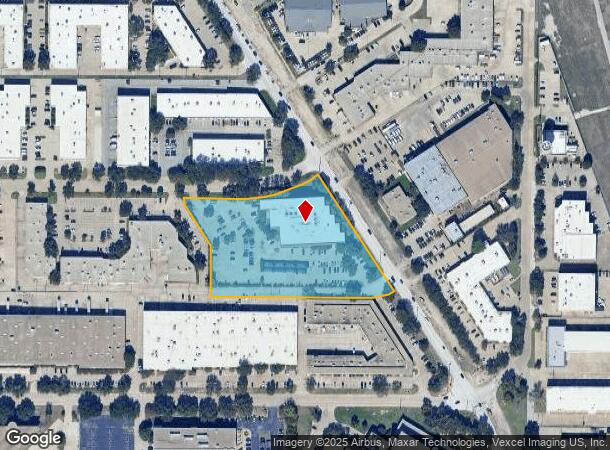 2121 Midway Rd, Carrollton, TX Parcel Map