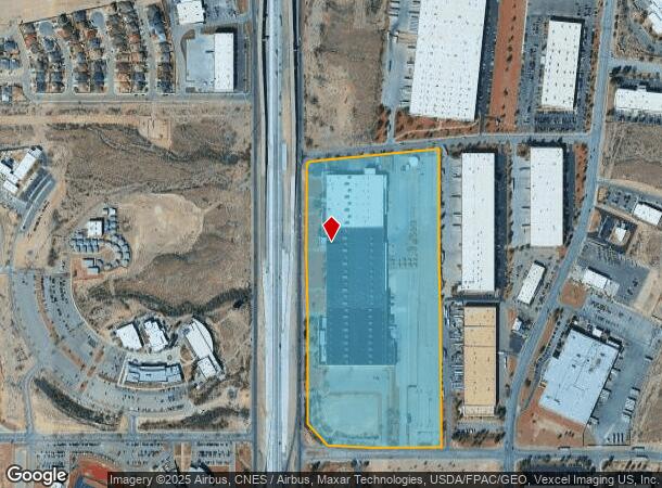 6750 N Desert Blvd, El Paso, TX Parcel Map