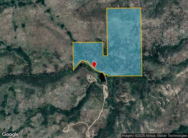  8233 Old Flowers Rd, Bellvue, CO Parcel Map