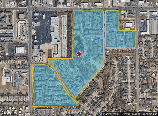  9401 S Shartel Ave, Oklahoma City, OK Parcel Map