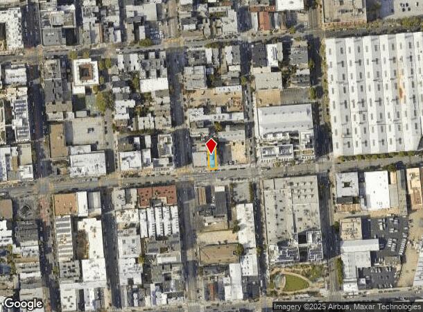  2886 16Th St, San Francisco, CA Parcel Map