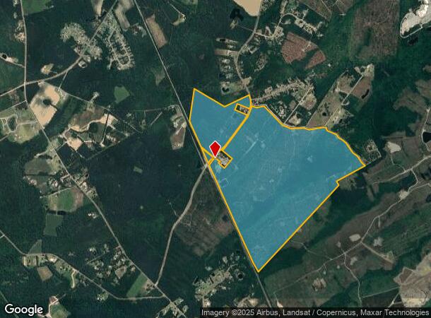  1381 Rahn Station Rd, Rincon, GA Parcel Map