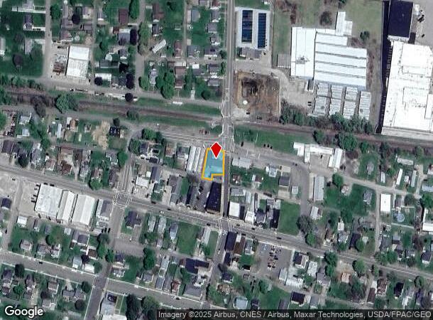 101 W Railroad St, West Lafayette, OH Parcel Map