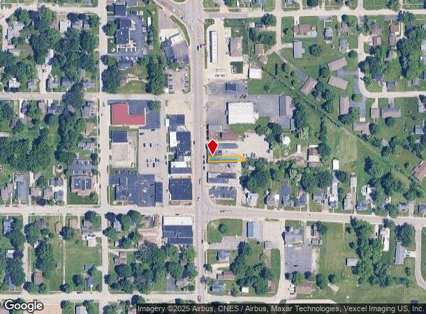  119 N Main St, Hebron, IN Parcel Map
