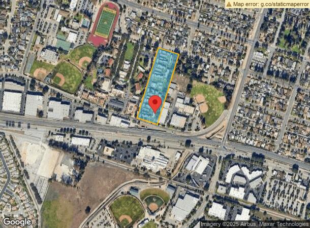  1360 3Rd St, La Verne, CA Parcel Map