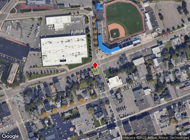  126 1/2 Henry St, Binghamton, NY Parcel Map